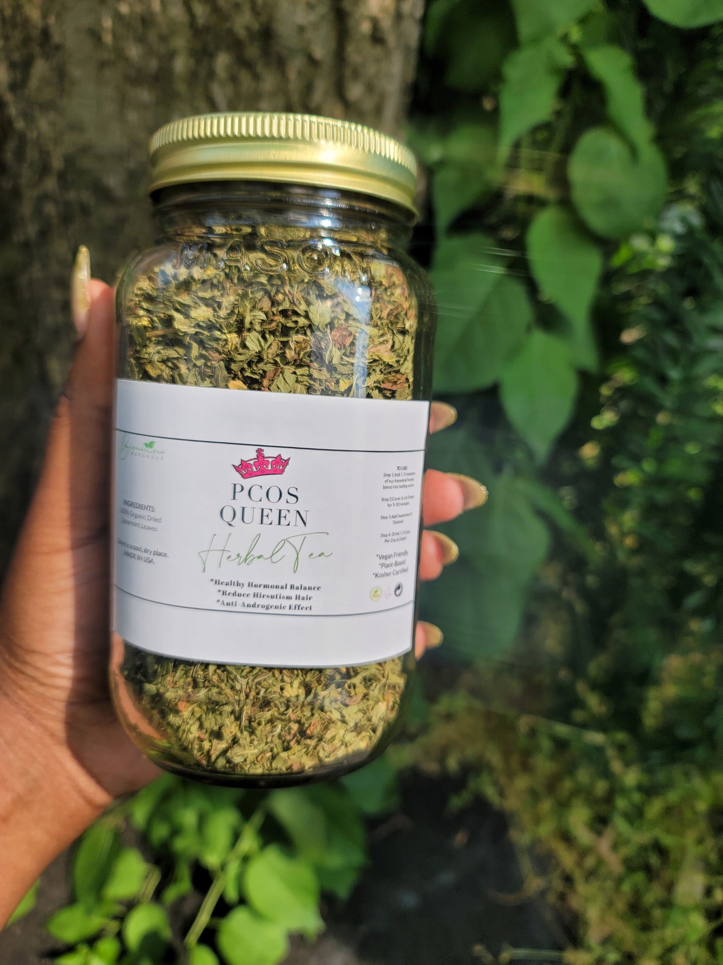 Unwanted Body Hair Using Spearmint Tea