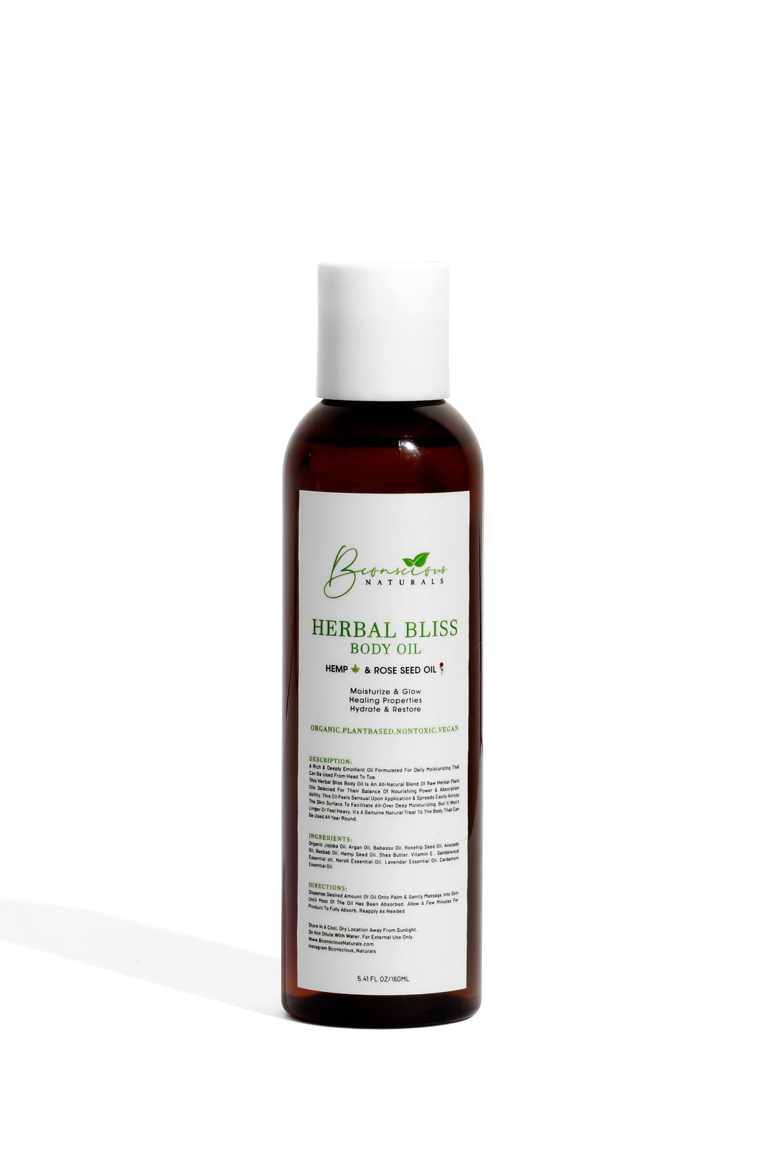 Herbal Bliss Natural Shave Oil To Remove Unwanted Face &amp; Body Hair