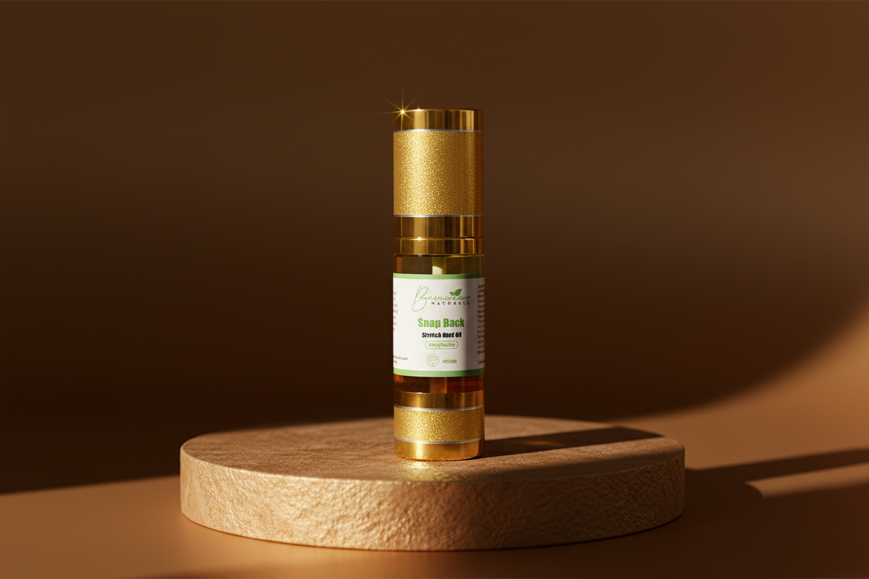 Bconscious Naturals™ SnapBack Stretchmark Oil
Natural Stretch Mark Treatment for Smooth, Firm, and Rejuvenated Skin