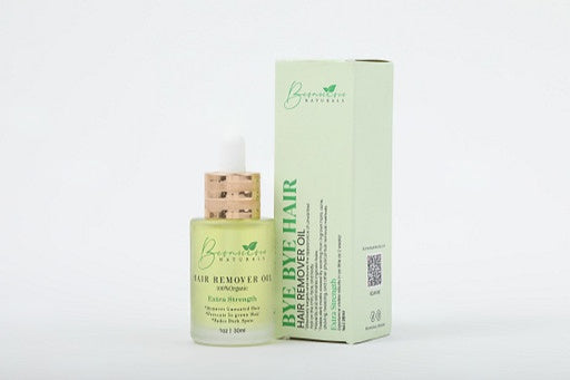 Bye Bye Hair Removal Oil – Organic Herbal Formula for Chin & Body Hair