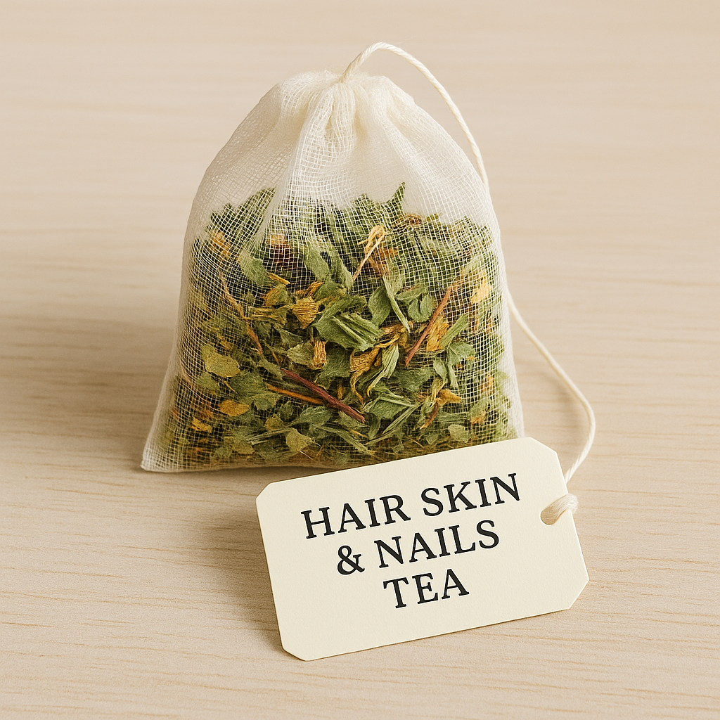 Bconscious Naturals™ 30 Day Beauty Tea (Hair, Skin & Nails)
Nourishing Herbal Tea Blend for Radiant Hair, Skin, and Nails