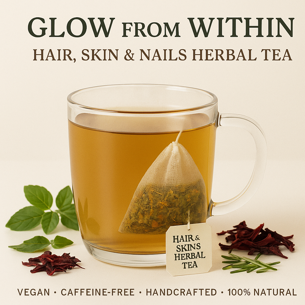 Bconscious Naturals™ 30 Day Beauty Tea (Hair, Skin & Nails)
Nourishing Herbal Tea Blend for Radiant Hair, Skin, and Nails