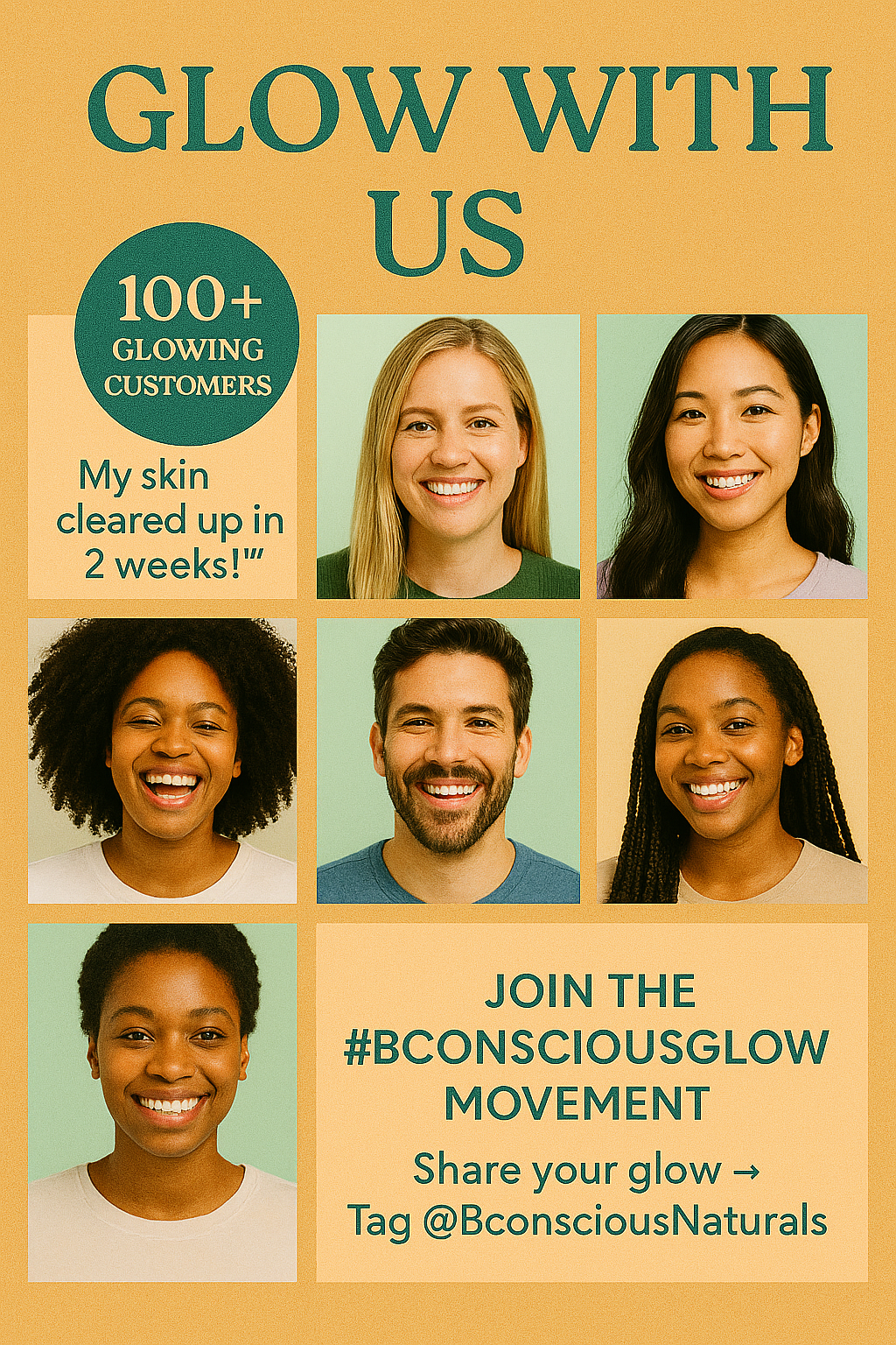 Bconscious Naturals™ 30 Day Beauty Tea (Hair, Skin & Nails)
Nourishing Herbal Tea Blend for Radiant Hair, Skin, and Nails