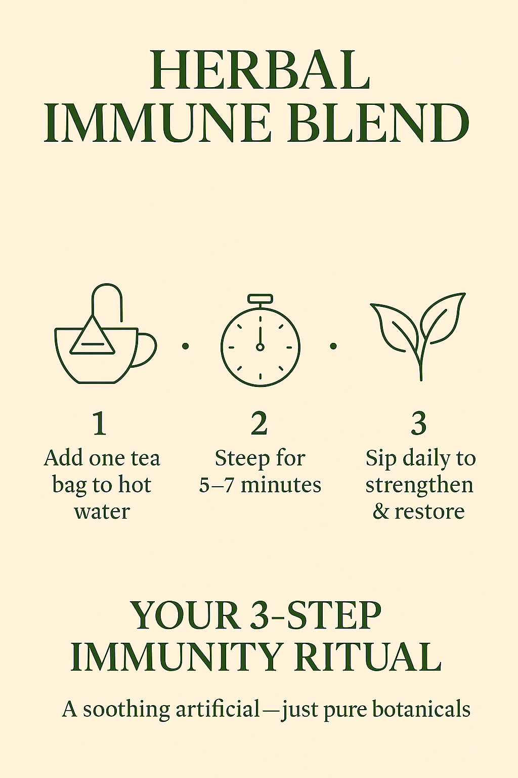 Bconscious Naturals™ 30 Day Immunity Tea Blend
Kickstart Your Day the Right Way!