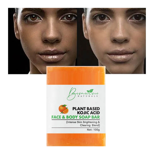 Bconscious Naturals™ Plant-Based Kojic Acid Skin Brightening & Clearing Blend Soap
Target Dark Spots, Underarm Lightening, Yoni Lightening, Back Scars & More