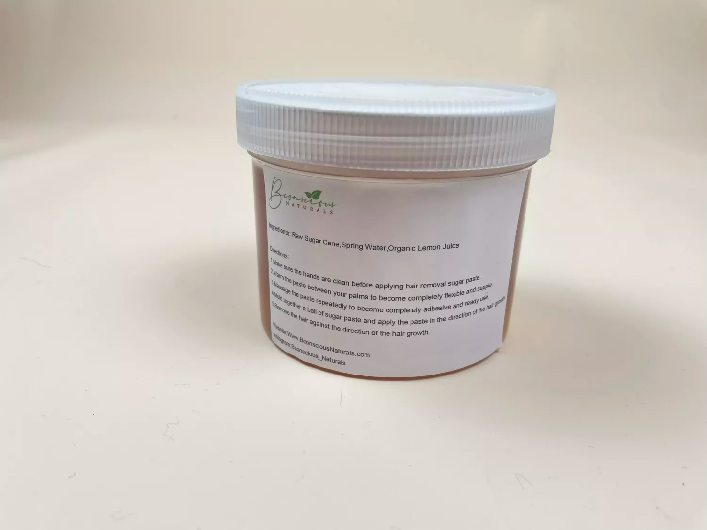 Bconscious Naturals™ Organic Home Hair Removal Sugar Paste
The All-Natural Solution for Face & Body Hair Removal – Safe for PCOS & Hirsutism