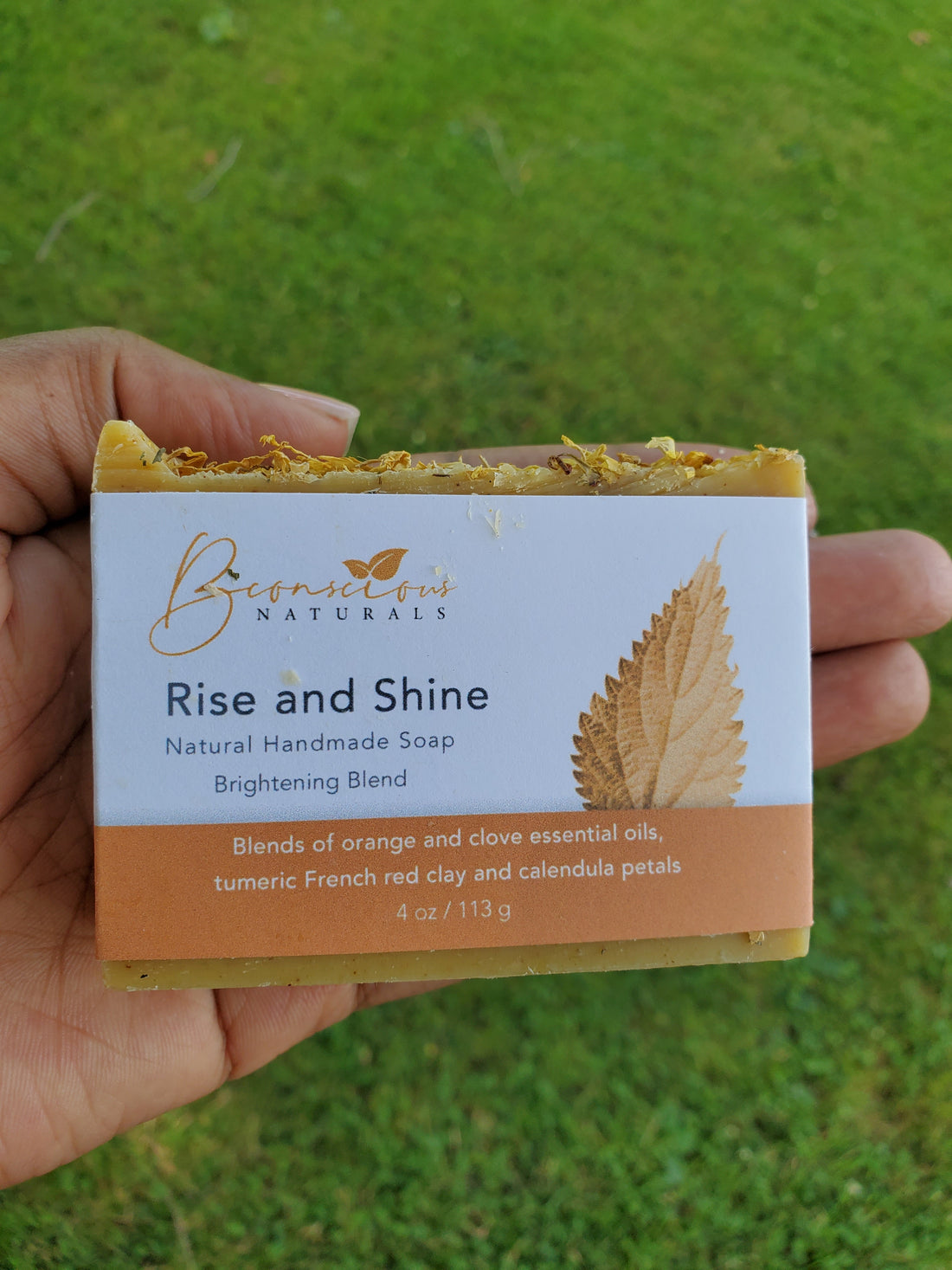 Organic Herbal Rise &amp; Shine Bar (Brightening Blend)
