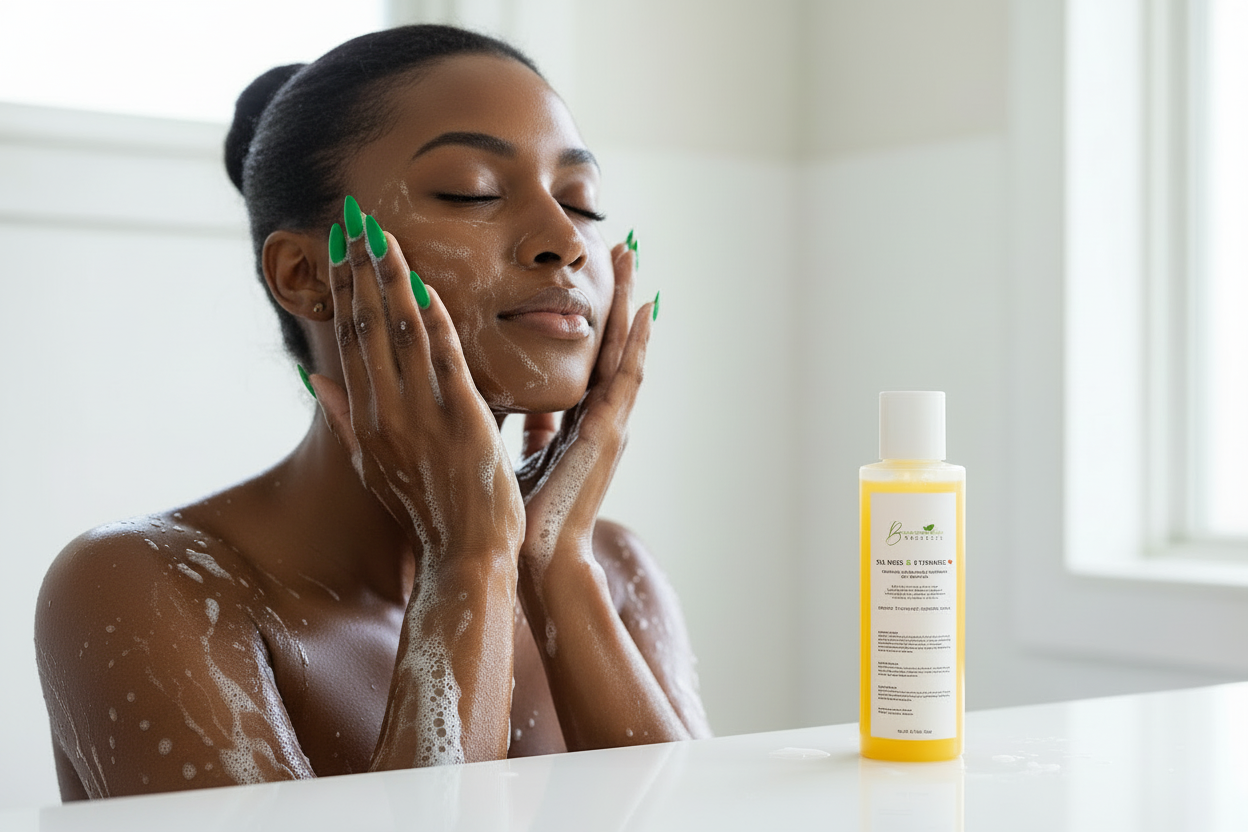 Bconscious Naturals™ Sea Moss & Turmeric Skin Balancing & Brightening Gel Cleanser
Natural Cleanser for Glowing, Clear Skin – Perfect  Brightening & Calming Skin