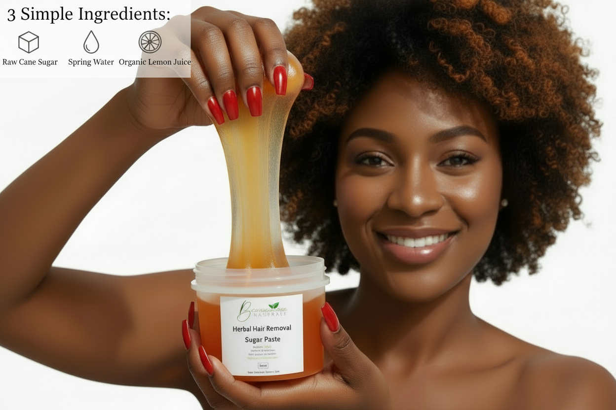 Bconscious Naturals™ Organic Home Hair Removal Sugar Paste

The All-Natural Solution for Face & Body Hair Removal – Safe for PCOS & Hirsutism