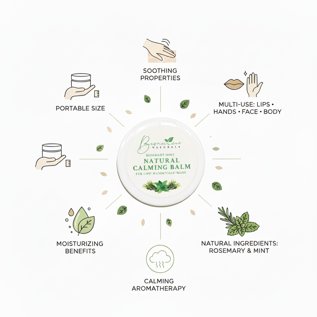 Bconscious Naturals™ Organic Rosemint Calming Balm

A Convenient, All-Over Balm for On-the-Go Relief – Naturally Soothe & Protect Your Skin