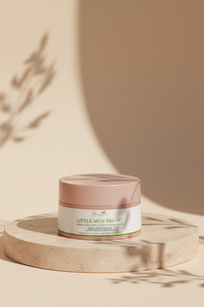 Bconscious Naturals™ Little Miss Bright Intimate Yoni Brightening Cream
Reveal Your Natural Glow with a Safe, Natural Intimate Brightening Solution