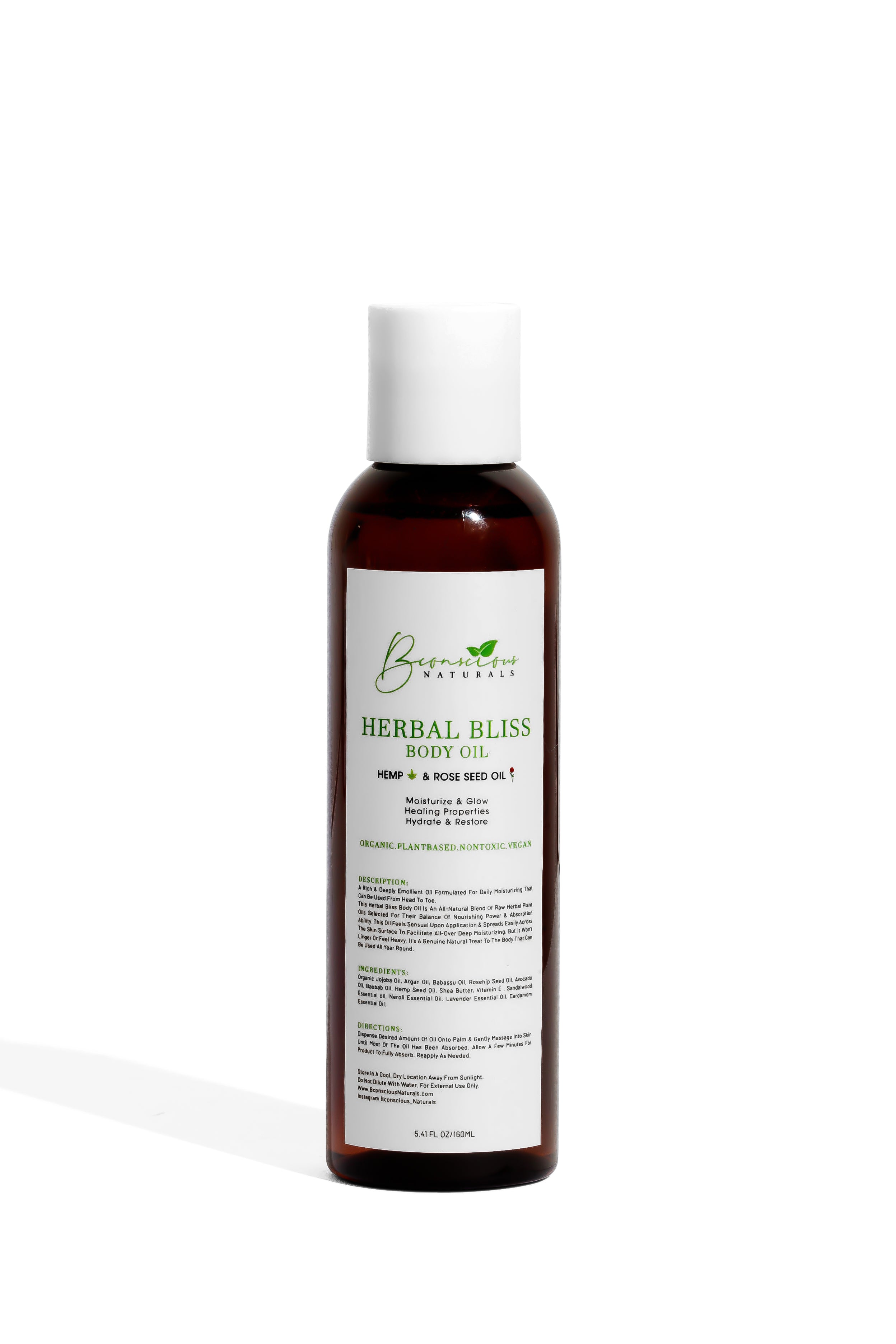 Herbal Bliss Natural Shave Oil To Remove Unwanted Face &amp; Body Hair