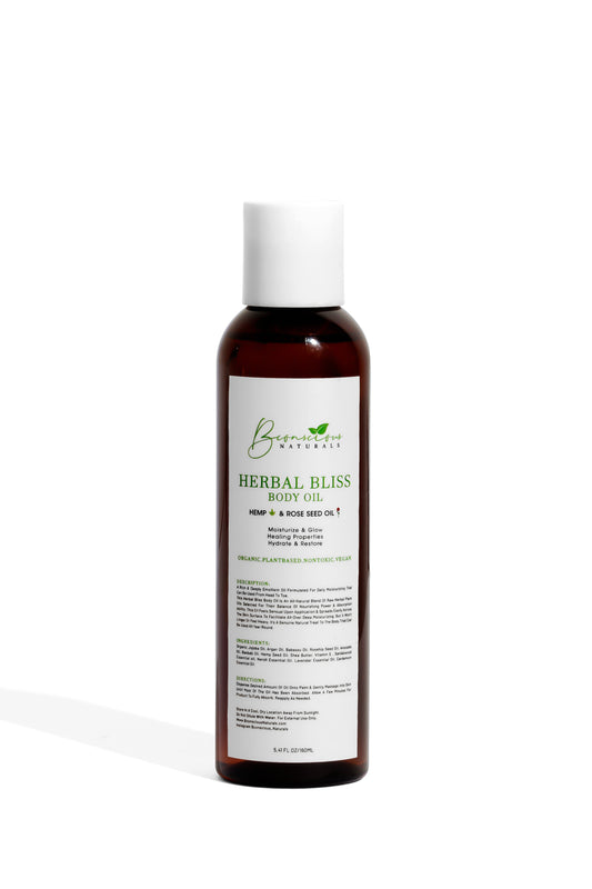 Bconscious Naturals™ Herbal Bliss Natural Shave Oil
Moisturizing Shave Oil for Smooth, Hair-Free Skin – Ideal for Face & Body