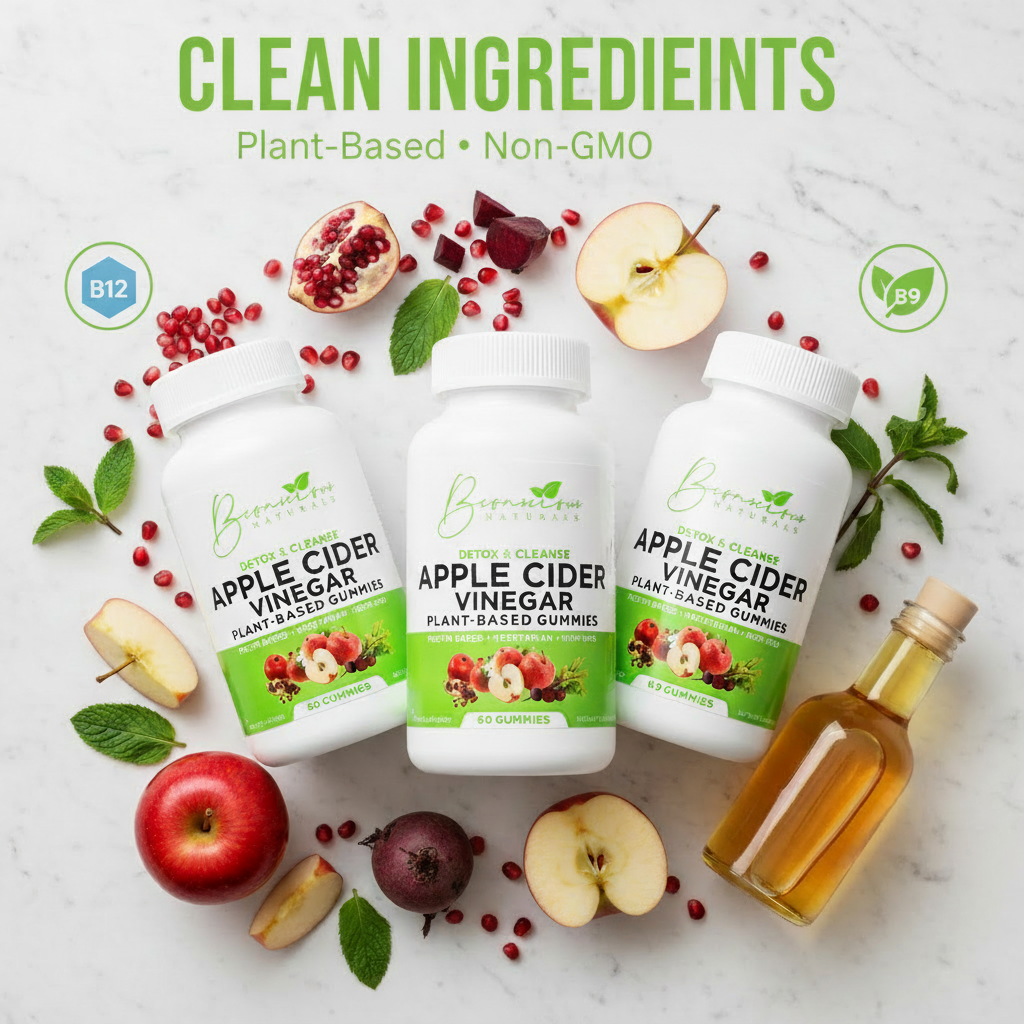 Bconscious Naturals™ PMS Relief Plant-Based Apple Cider Vinegar Gummies

Natural Relief for PMS Symptoms – Support Your Body, Balance Your Hormones