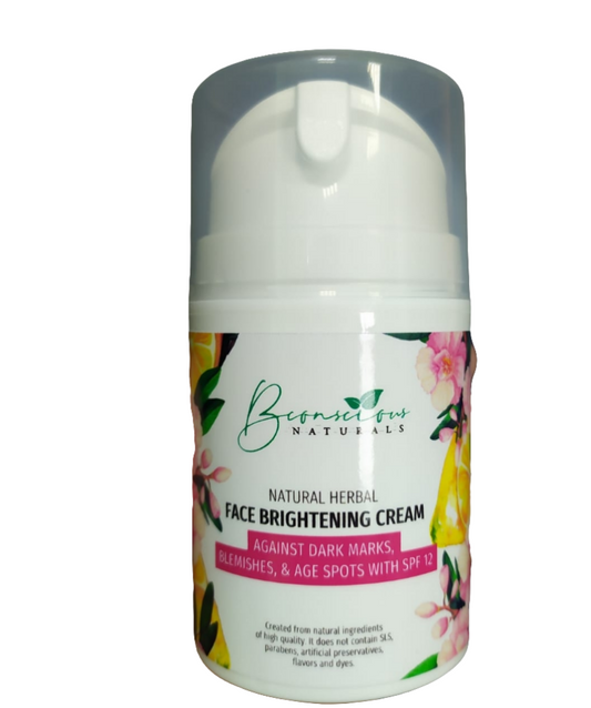 Bconscious Naturals™ Vegan Herbal Darkspot Remover/Daily Moisturizer (Kojic Acid) with SPF Protection
Brightening & Even Skin Tone Moisturizer with Natural SPF Protection