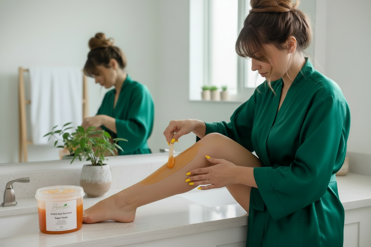 Bconscious Naturals™ Organic Home Hair Removal Sugar Paste

The All-Natural Solution for Face & Body Hair Removal – Safe for PCOS & Hirsutism