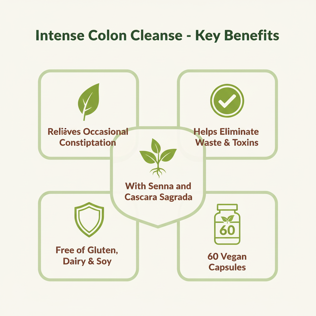Bconscious Naturals™ Intense Colon Cleanse 60 Capsules (30-Day Supply)
Deep Detox and Gentle Colon Cleanse for Digestive Health