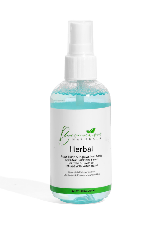 Bconscious Naturals™ Herbal After Shave Spray
Natural Solution to Prevent Razor Bumps, Ingrown Hair & Razor Burns