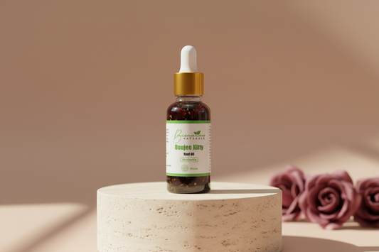 Bconscious Naturals™ Boujee Kitty Yoni Oil
Natural, Hydrating Yoni Oil for Feminine Health, Moisture, and Freshness