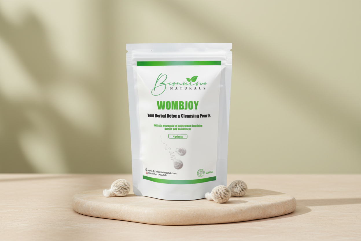 Bconscious Naturals™ Womb Joy (4pcs) Yoni Cleanse Pearl
Natural Yoni Detox for Feminine Health, Rejuvenation, and PCOS Support