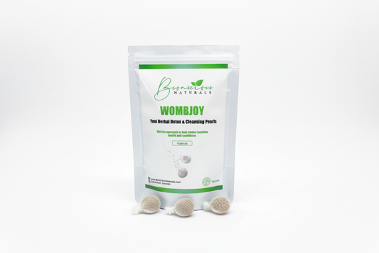 Bconscious Naturals™ Womb Joy (4pcs) Yoni Cleanse Pearl
Natural Yoni Detox for Feminine Health, Rejuvenation, and PCOS Support