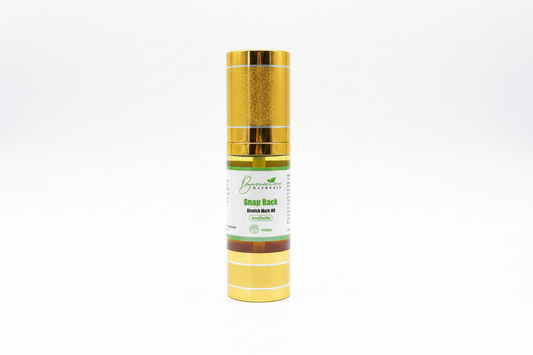 Bconscious Naturals™ SnapBack Stretchmark Oil
Natural Stretch Mark Treatment for Smooth, Firm, and Rejuvenated Skin