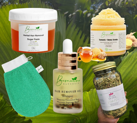 Hirsutism essential bundle kit.Combat facial hair due to pcos and hirsutism. 