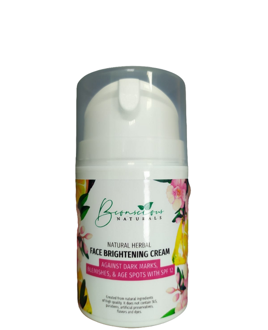 Bconscious Naturals™ Vegan Herbal Darkspot Remover/Daily Moisturizer (Kojic Acid) with SPF Protection
Brightening & Even Skin Tone Moisturizer with Natural SPF Protection
