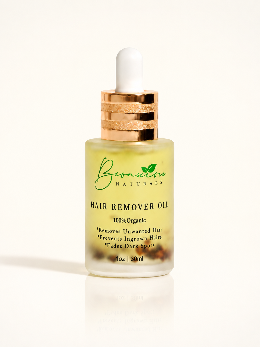 Bconscious Hair Removal Oil- Helps Reduce the Appearance of Unwanted Facial Hair, Ingrown Hairs & Dark Spots