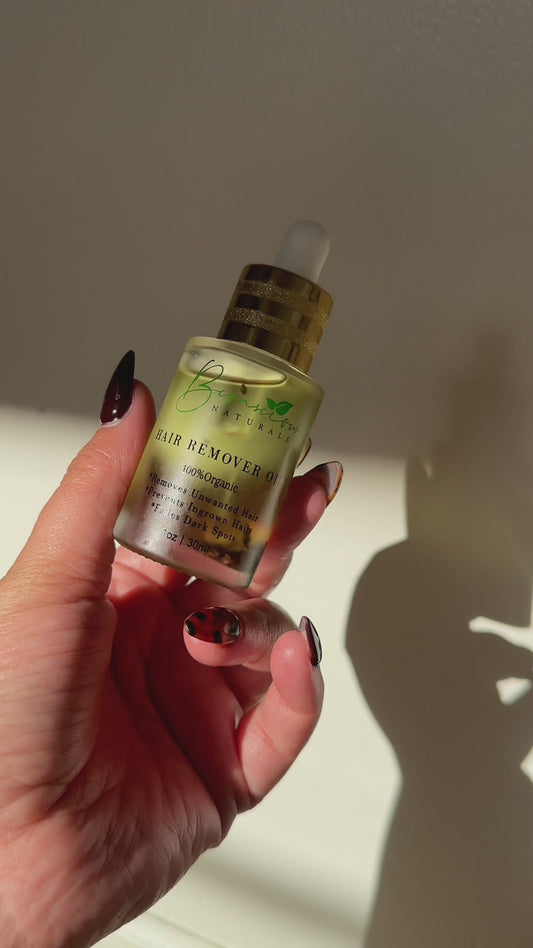 Bconscious Hair Removal Oil- Helps Reduce the Appearance of Unwanted Facial Hair, Ingrown Hairs & Dark Spots