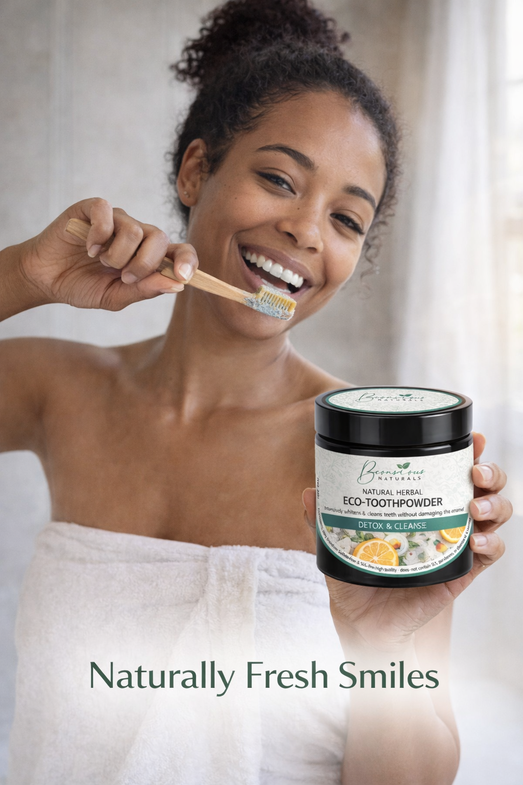 Bconscious Naturals™ 100% Natural Hormone-Balancing Fluoride-Free Herbal Tooth Powder
Natural, Fluoride-Free Oral Care with Hormone-Balancing Herbal Benefits