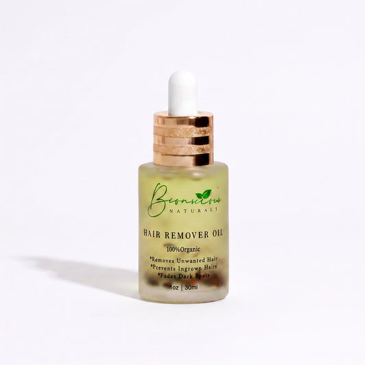 Natural Hair Removal Oil for Women | Facial & Chin Hair Growth Reduction | Organic Herbal Hair Inhibitor for Face & Body
