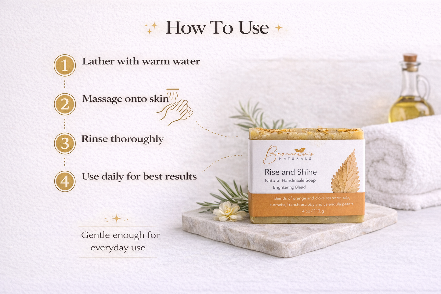 Bconscious Naturals™ Rise & Shine Turmeric Soap Bar

Brighten, Revive & Refresh Your Skin for a Dewy, Radiant Morning Glow! 🌞