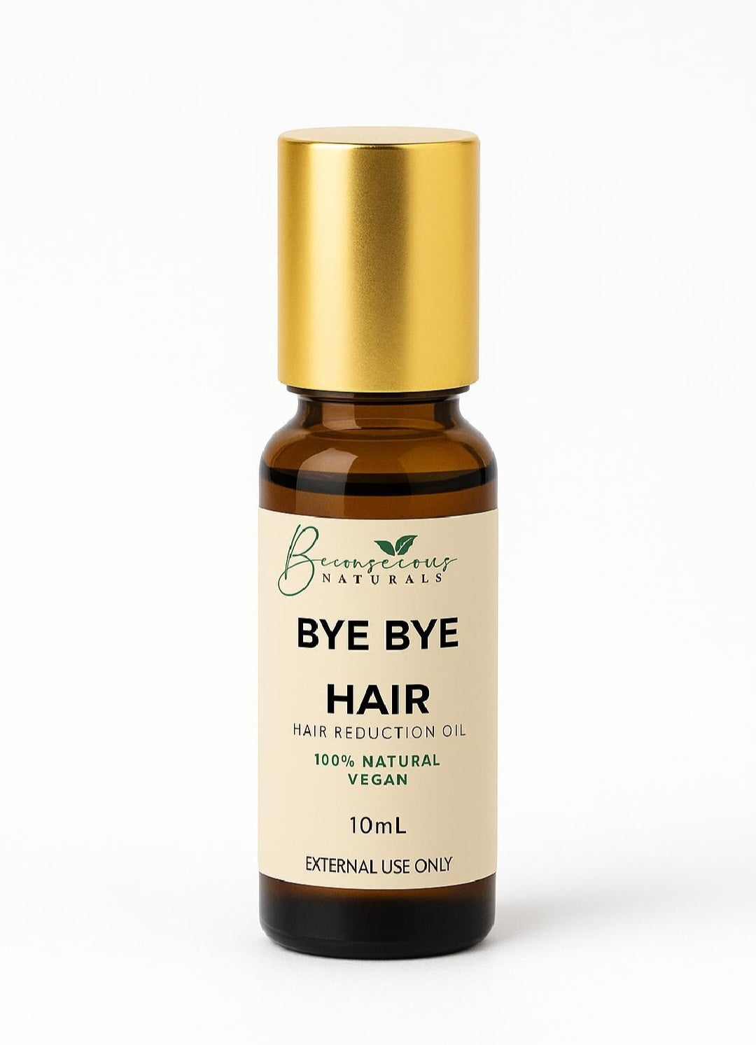 Bconscious Naturals™ Bye Bye Hair Reduction Oil –  Hydrating & Non-Greasy Formula for All Skin Types
