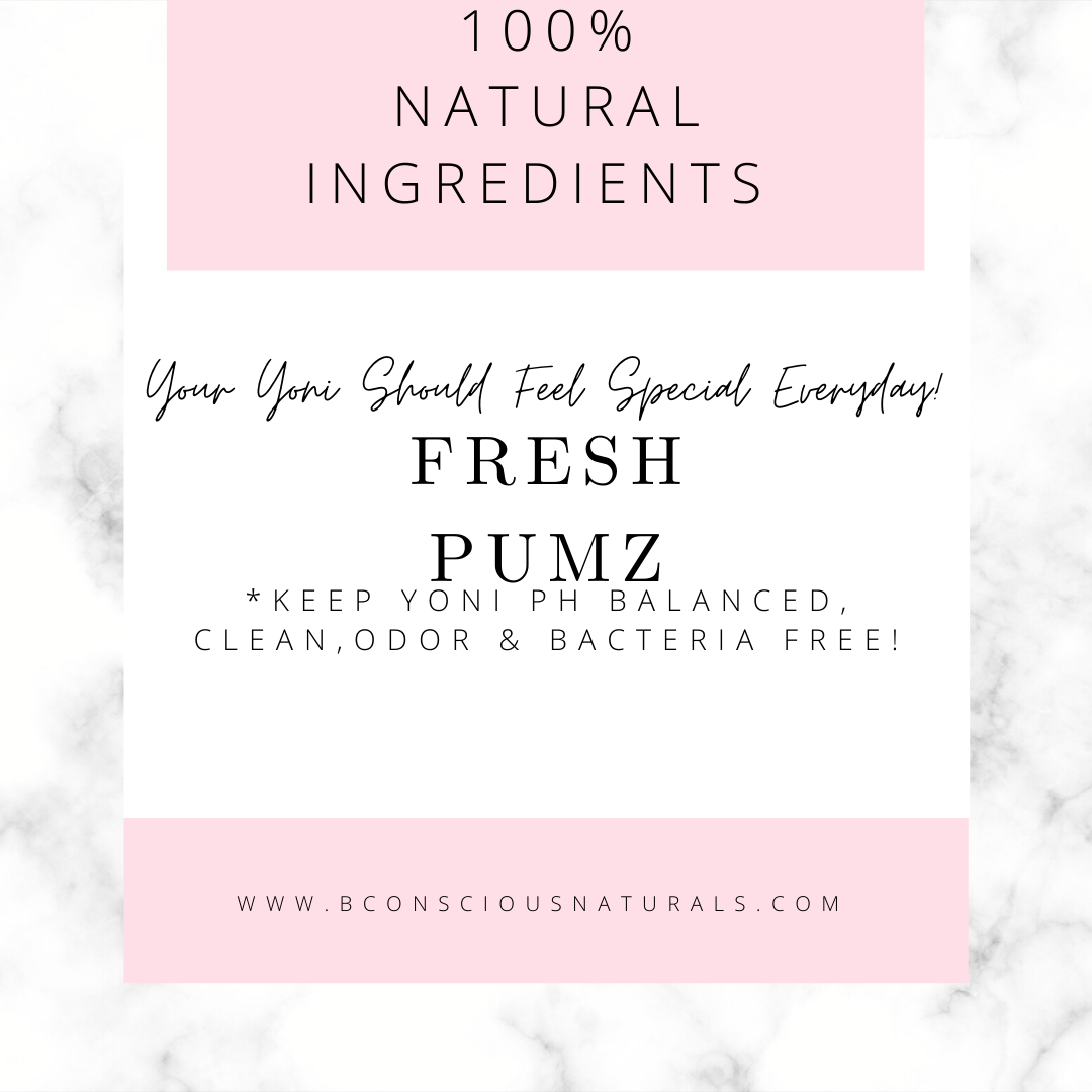 Bconscious Naturals™ Fresh Pumz Apple Cider Vinegar Cleansing Yoni Soap Bar
Natural, pH-Balancing Cleanse for a Healthy Yoni
