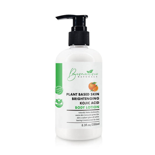 Bconscious Naturals™ 100% Vegan & Natural Plant-Based Skin Brightening Kojic Acid Body Lotion
Even Skin Tone, Clear Dark Marks, & Naturally Toning with Kojic Acid
