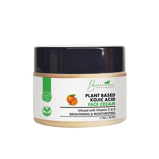 Bconscious Naturals™ Vegan & Natural Plant-Based Kojic Acid Face Moisturizer
Infused with Vitamin E & C for Dark Spots, Blemishes, and Skin Discoloration