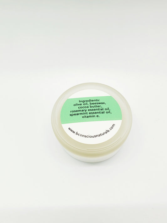 Bconscious Naturals™ Organic Rosemint Calming Balm

A Convenient, All-Over Balm for On-the-Go Relief – Naturally Soothe & Protect Your Skin