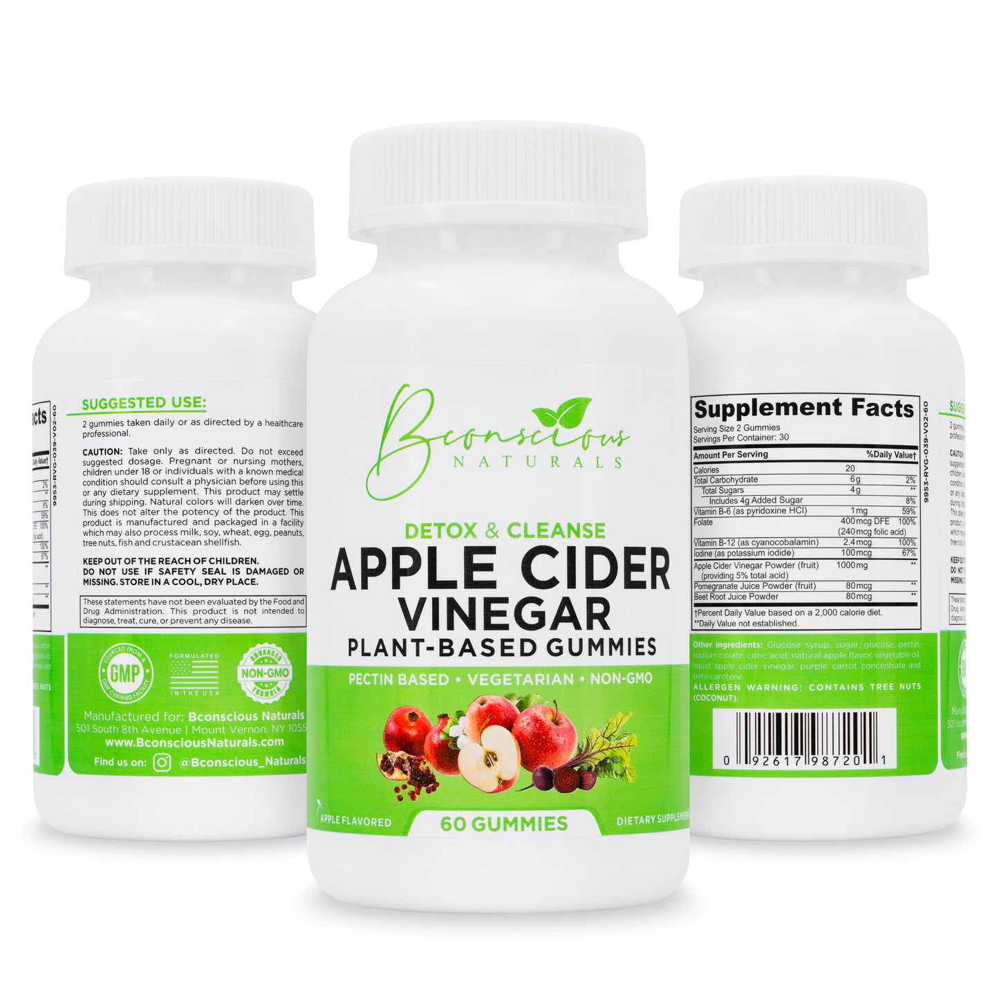 Bconscious Naturals™ PMS Relief Plant-Based Apple Cider Vinegar Gummies

Natural Relief for PMS Symptoms – Support Your Body, Balance Your Hormones