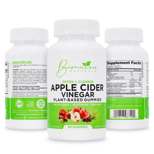 Bconscious Naturals™ PMS Relief Plant-Based Apple Cider Vinegar Gummies

Natural Relief for PMS Symptoms – Support Your Body, Balance Your Hormones